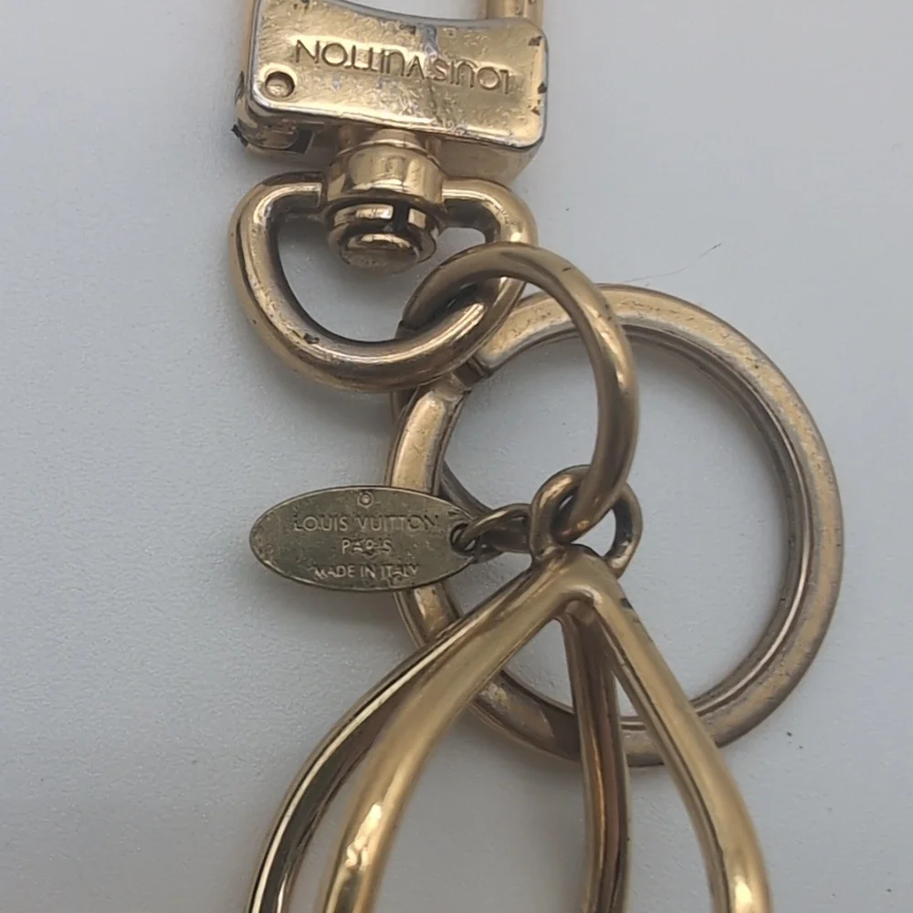 Louis Vuitton sphere key holder gold charm - Picture 3 of 4